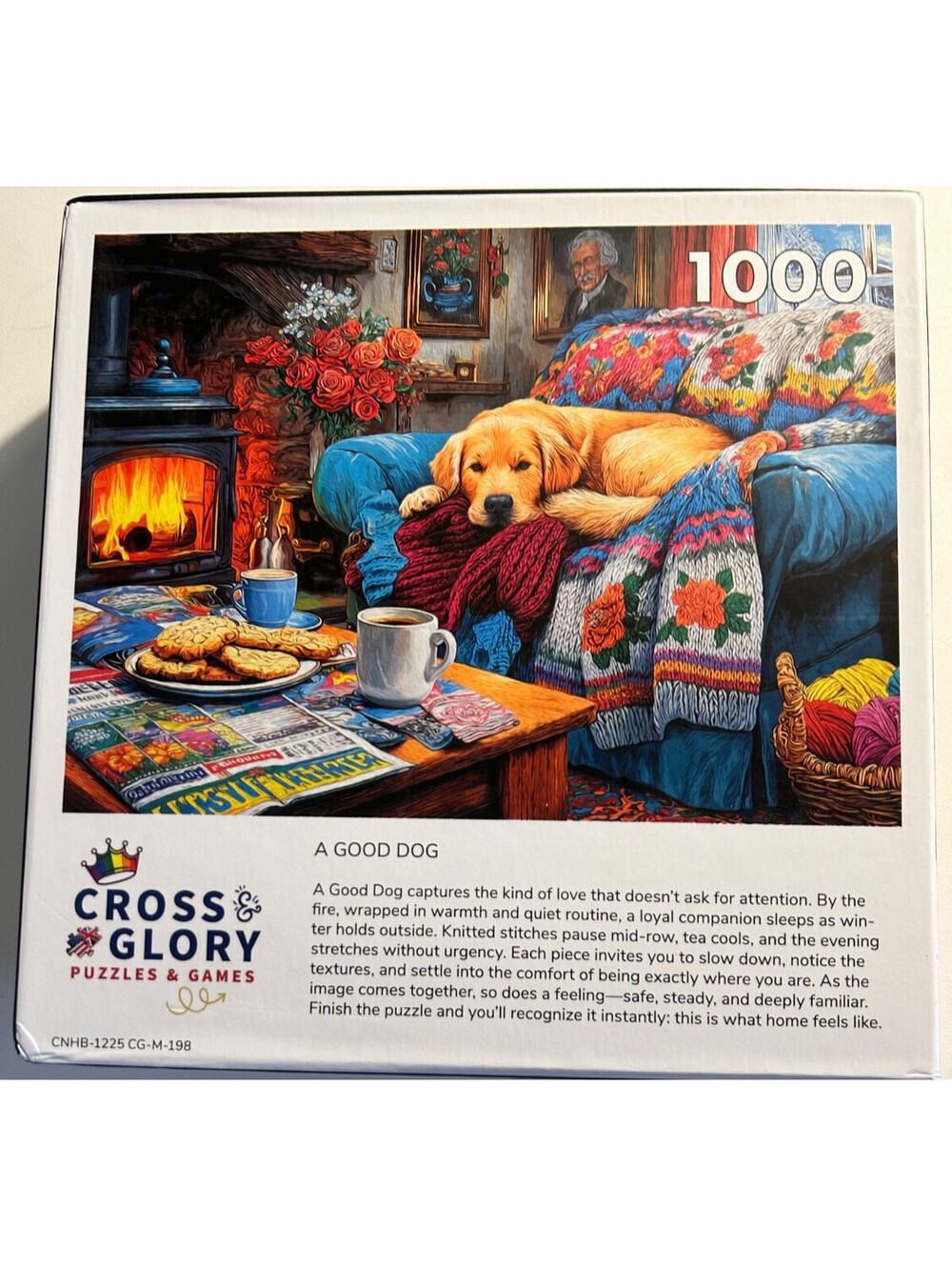 Cross & Glory 1000 Piece Puzzle A Good Dog